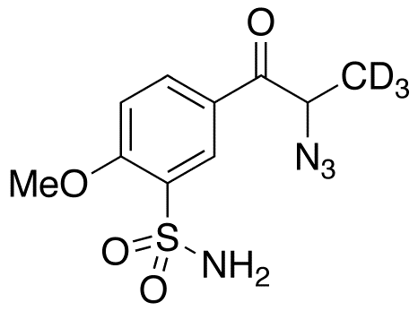 2-Azido-1-(4’-methoxy-3’-sulfonamidophenyl)-1-propanone-d<sub>3</sub>
