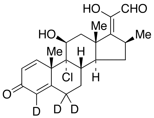 Beclomethasone-delta17,20-d<sub>3</sub> 21-Aldehyde