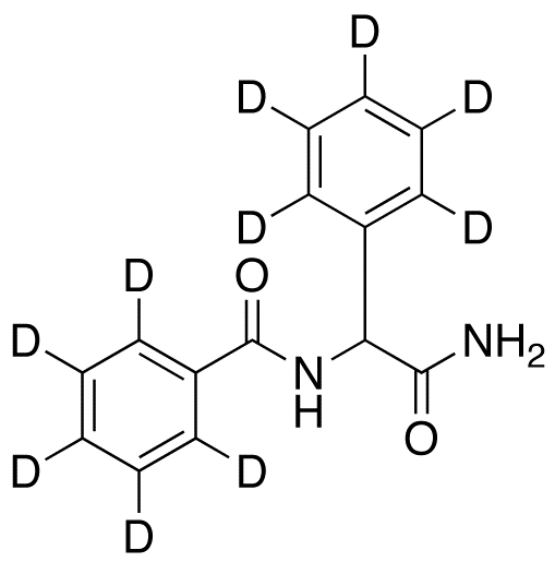 α-(Benzoylamino)benzeneacetamide-d<sub>10</sub>
