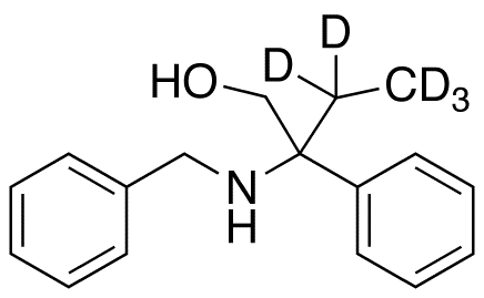 2-Benzylamino-2-phenylbutanol-d<sub>5</sub>