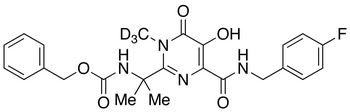 Benzyl [1-[4-[[(4-Fluorobenzyl)amino]carbonyl]-5-hydroxy-1-methyl-6-oxo-1,6-dihydropyrimidin-2-yl]-1-methylethyl]carbamate-d<sub>3</sub>