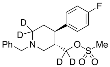 trans 1-Benzyl-4-(4-fluorophenyl)-3-methylsulfonatepiperidine-d<sub>4</sub>