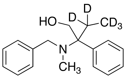 2-(N-Benzyl-N-methyl)amino-2-phenylbutanol-d<sub>5</sub>