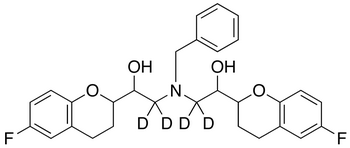 rac N-Benzyl Nebivolol-d<sub>4</sub>
