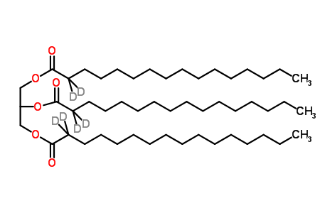 Glyceryl Tri(hexadecanoate-2,2-d<sub>2</sub>)