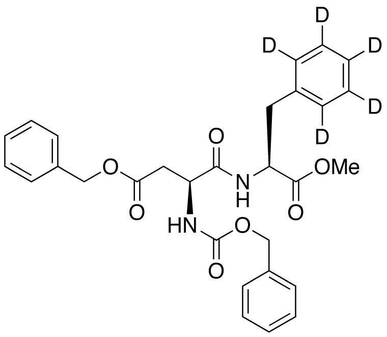 N-Benzyloxycarbonyl-O-benzoyl Aspartame-d<sub>5</sub>