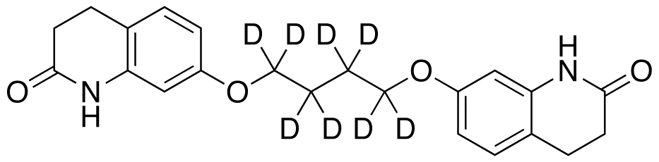 1,4-Bis[3,4-dihydro-2(1H)-quinolinon-7-oxy]butane-d<sub>8</sub>