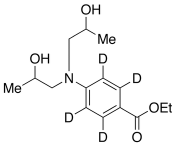 4-[Bis(2-hydroxypropyl)amino]benzoic Acid-d<sub>4</sub> Ethyl Ester