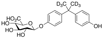 Bisphenol A-d<sub>6</sub> β-D-Glucuronide
