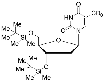 3’,5’-Bis-O-(tert-butyldimethylsilyl)thymidine-d<sub>3</sub>