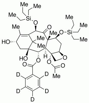 7,10-Bis[O-(triethylsilyl)]-10-deacetyl Baccatin III-d<sub>5</sub>