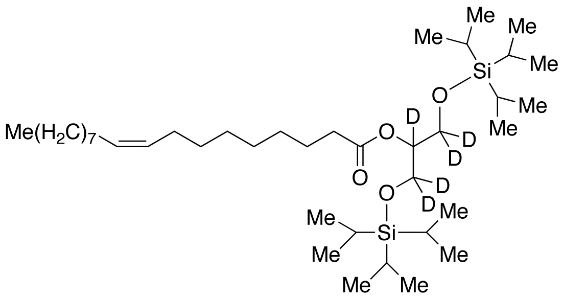 1,3-O-Bis(triisopropylsilyl) 2-Oleoyl Glycerol-d<sub>5</sub>