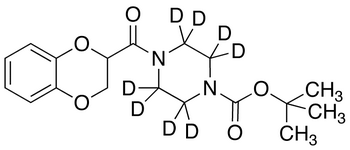 4-Boc-1-(1,4-benzodioxan-2-ylcarbonyl)piperazine-d<sub>8</sub>