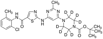 N-Boc-N-deshydroxyethyl Dasatinib-d<sub>8</sub>