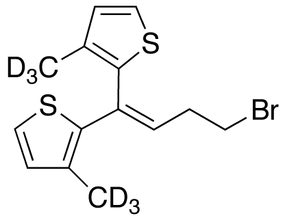 2,2’-(4-Bromo-1-butenylidene)bis-3-methyl-d<sub>6</sub>-thiophene