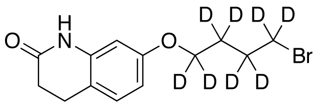 7-(4-Bromobutoxy)-3,4-dihydroquinolin-2-one-d<sub>8</sub>