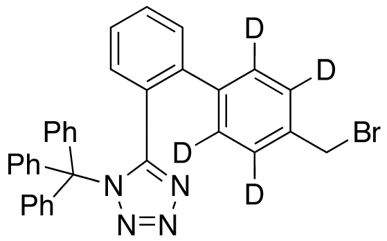 5-[4’-Bromomethyl-(1,1’-biphenyl)-2-yl]-1-triphenylmethyltetrazole-d<sub>4</sub>