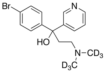 α-(4-Bromophenyl)-α-[2-(dimethyl-d<sub>6</sub>-amino)ethyl]-3-pyridinemethanol