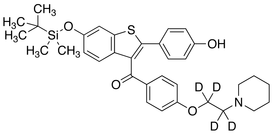 6-tert-Butyldimethylsilyl-4’-hydroxy Raloxifene-d<sub>4</sub>