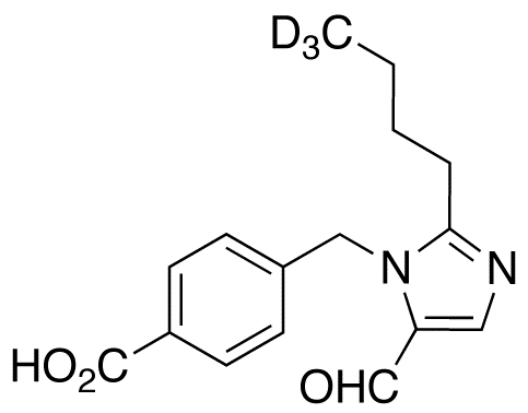 4-[(2-Butyl-5-formyl-1H-imidazol-1-yl)methyl]benzoic Acid-d<sub>3</sub>