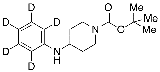 N-tert-Butoxycarbonyl-4-anilinopiperidine-d<sub>5</sub>