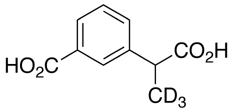 3-Carboxy-α-methyl-benzeneacetic Acid-d<sub>3</sub>