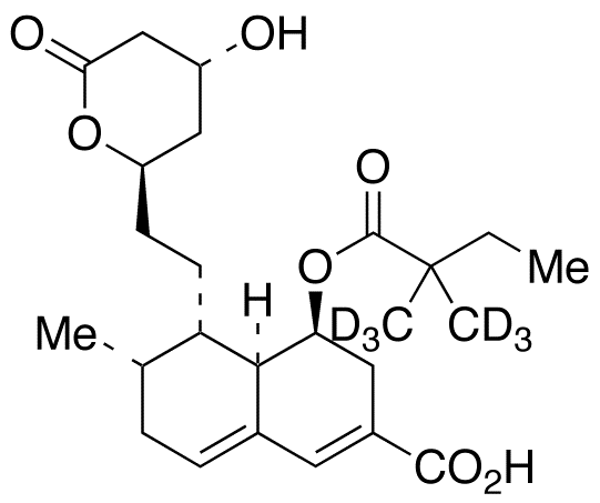 6-Carboxy delta-5’,4’,5,6-Simvastatin-d<sub>6</sub>