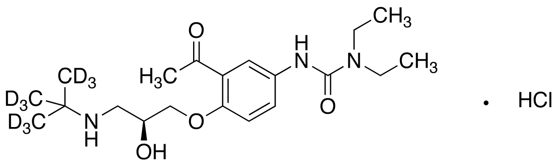 (S)-(-)-Celiprolol-d<sub>9</sub> HCl