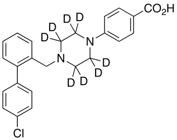 4-[4-(4’-Chlorobiphenyl-2-ylmethyl)piperazin-1-yl]benzoic Acid-d<sub>8</sub>