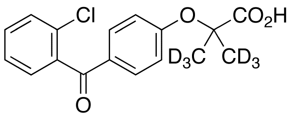 2-Chloro Fenofibric Acid-d<sub>6</sub>