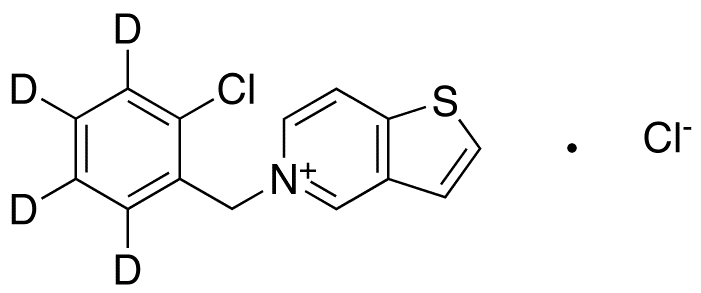 5-(2-Chlorobenzyl)-thieno[3,2-c]pyridinium-d<sub>4</sub> Chloride