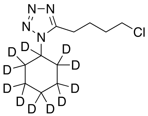 5-(4-Chlorobutyl)-1-cyclohexyltetrazole-d<sub>11</sub>