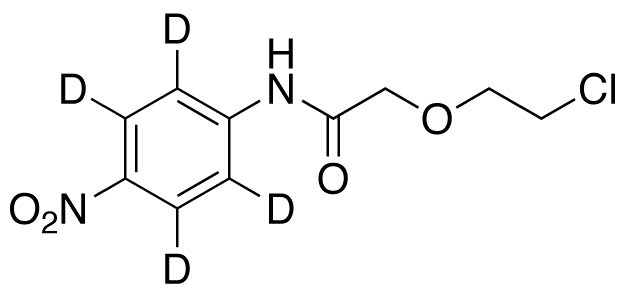 2-(2-Chloroethoxy)-N-(4-nitrophenyl)acetamide-d<sub>4</sub>