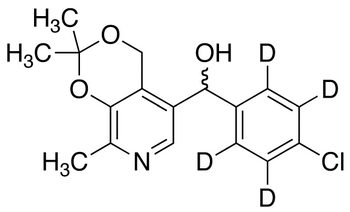 (+/-)-4-Chlorophenyl-5-[(3,4-isopropylidine)-2-methylpyridine]methanol-d<sub>4</sub>
