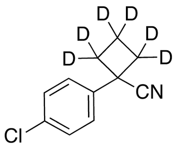 1-(4-Chlorophenyl)cyclobutane-d<sub>6</sub> Carbonitrile