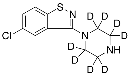 5-Chloro-3-(piperazin-1-yl)benzol[d]isothiazole-d<sub>8</sub>