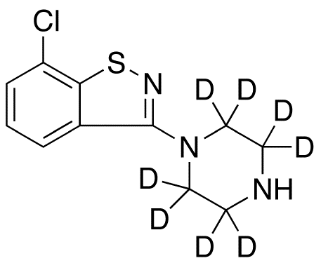 7-Chloro-3-(piperazin-1-yl)benzol[d]isothiazole-d<sub>8</sub>