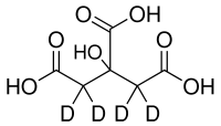 Citric-2,2,4,4-d<sub>4</sub> acid