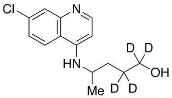 4-[(7-Chloro-4-quinolinyl)amino]-1-pentanol-d<sub>4</sub>