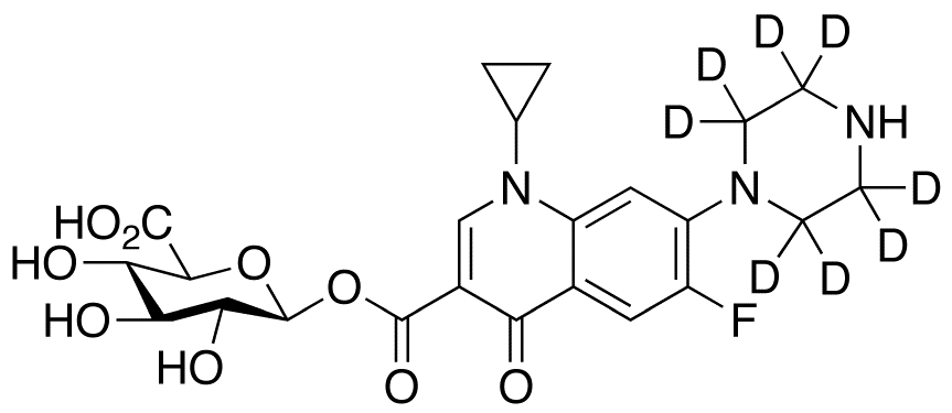 Ciprofloxacin-d<sub>8</sub> β-D-Glucuronide