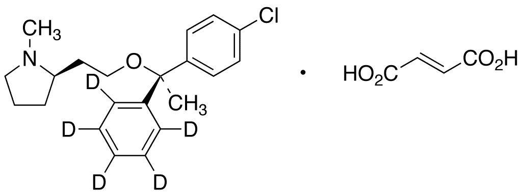 Clemastine-d<sub>5</sub> Fumarate