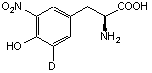 L-4-Hydroxy-3-nitrophenyl-5-d<sub>1</sub>-alanine