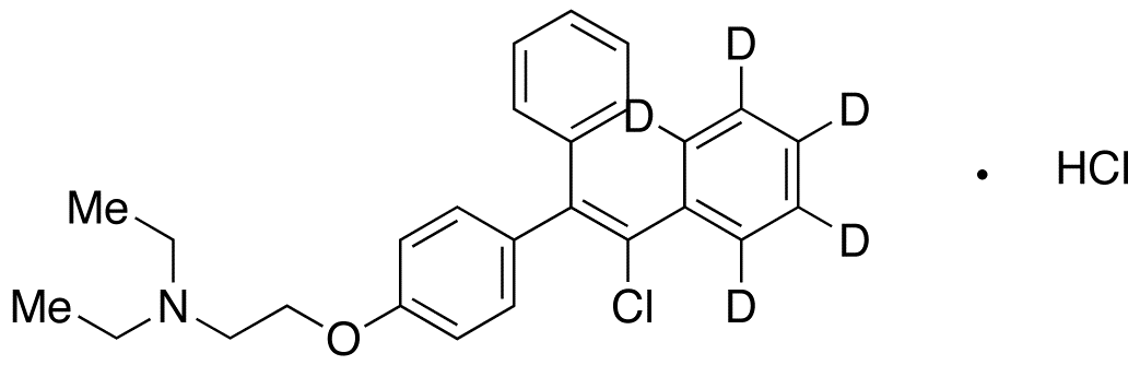 cis-Clomiphene-d<sub>5</sub> hydrochloride