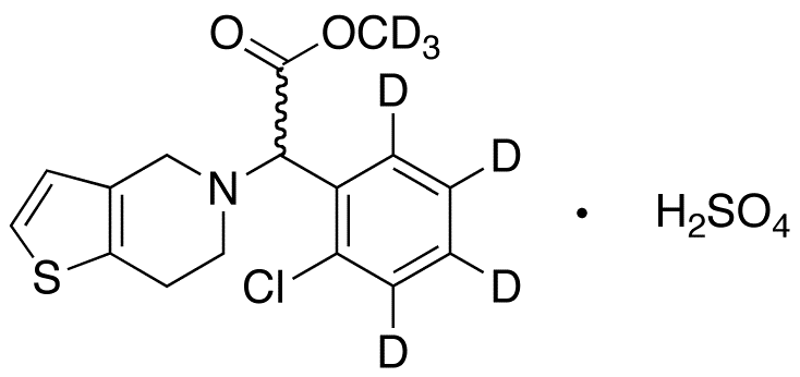 rac Clopidogrel-d<sub>7</sub> Hydrogen Sulfate