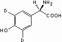 D-4-Hydroxyphenyl-3,5-d<sub>2</sub>-glycine