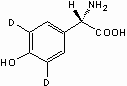 L-4-Hydroxyphenyl-3,5-d<sub>2</sub>-glycine