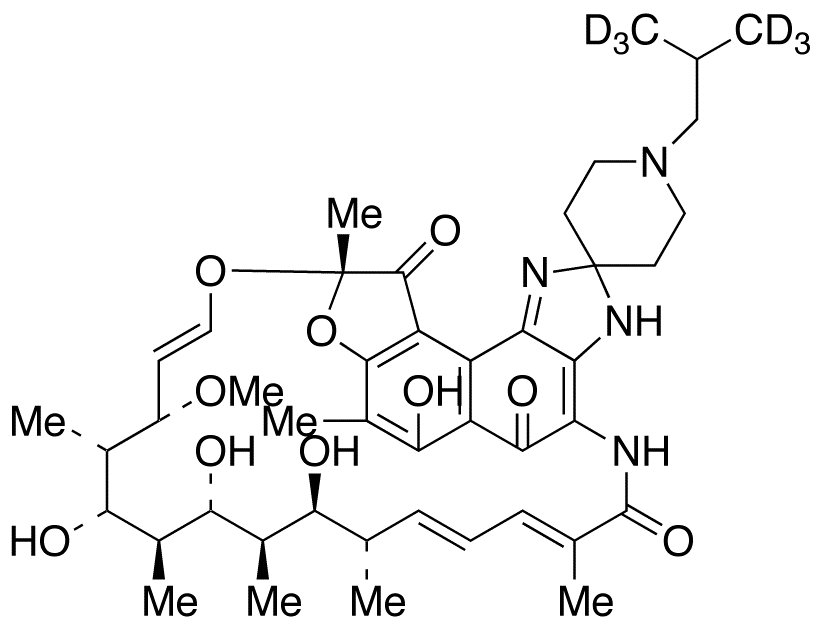 25-O-Deacetyl Rifabutin-d<sub>6</sub>