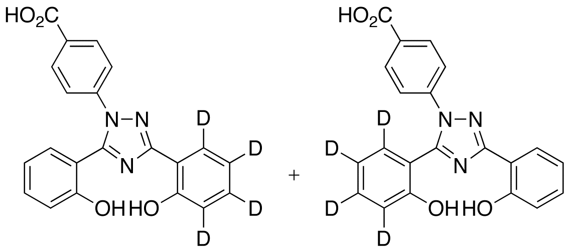 Deferasirox-d<sub>4</sub> (Mixture of 6-hydroxyphenyl-d<sub>4</sub> isomers)
