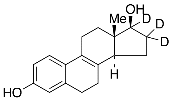 Δ8,9-Dehydro-17β-estradiol-16,16,17-d<sub>3</sub> (major)