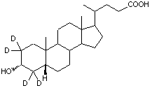 Lithocholic-2,2,4,4-d<sub>4</sub> Acid